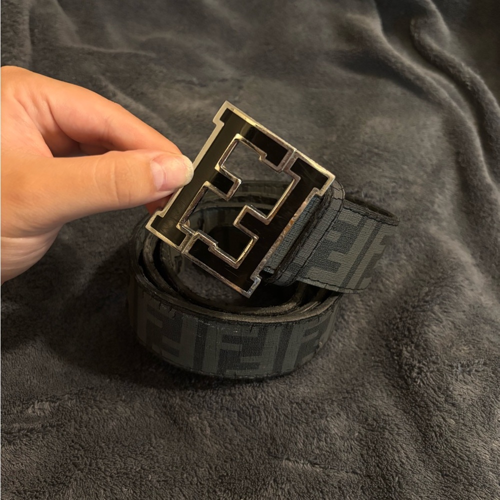 AUTHENTIC Black Fendi Men's Belt